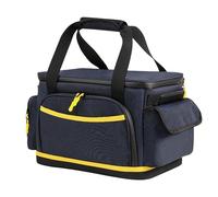 Kustimantu Kraftwerkskoffer, Fahrt Ladekabel Organizer, Reißverschluss Ladekabelbeutel, Stoßdichtes Zubehör, Oxford-Stoff mit Beutel zum RVing, Wandern, Reise