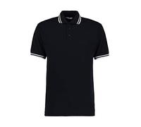 Kustom Kit Classic Fit Tipped Collar Polo Mehrfarbig Navy/White XXL