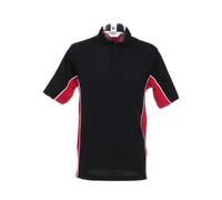 Kustom Kit - Classic Fit Track Polo Black - Gr. - L