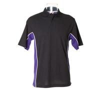 Kustom Kit - Classic Fit Track Polo Black - Gr. - S