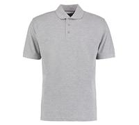 Kustom Kit Herren Klassic Superwash Polo[KK403], grau meliert, 3XL