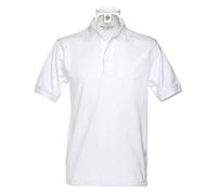 Kustom Kit Herren Klassisches Superwash Poloshirt [KK403] Gr. L, weiß
