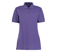 Kustom Kit Klassisches Poloshirt für Damen aus Polyester-Baumwoll-Piqué. Gr. 32 DE, violett