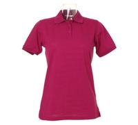 Kustom Kit Klassisches Poloshirt für Damen, Magenta, Größe 8