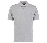 Kustom Kit Klassisches Poloshirt mit Komfort-Finish, XS-5XL Gr. XXL, grau meliert