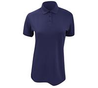 KUSTOM KIT Klassisches Superwash Kurzarm-Poloshirt für Damen, marineblau, 52