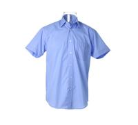 Kustom Kit - Men´s Classic Fit Business Shirt Short Sleeve Light Blue - Gr. - 16H