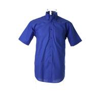 Kustom Kit - Men´s Classic Fit Workwear Oxford Shirt Short Sleeve Italian Blue - Gr. - 18H