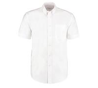 Kustom Kit - Men´s Classic Fit Workwear Oxford Shirt Short Sleeve White - Gr. - 20