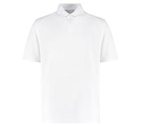 KUSTOM KIT Regulär Passen Cooltex Plus Pique Polo Beiläufig Kurz Ärmel - Weiß (2XL)