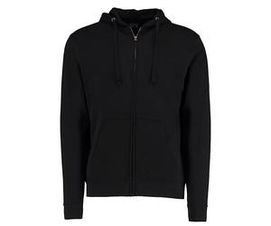 Kustom Kit - Regular Fit Superwash® 60° Zipped Hoodie Black - Gr. - 3XL