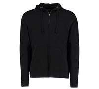 Kustom Kit - Regular Fit Superwash® 60° Zipped Hoodie Black - Gr. - M