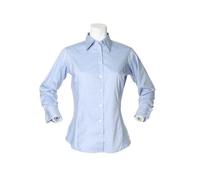 Kustom Kit - Women´s Tailored Fit Corporate Oxford Shirt Long Sleeve Light Blue - Gr. - 32 (XXS/6)