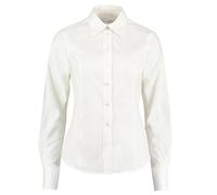 Kustom Kit - Women´s Tailored Fit Corporate Oxford Shirt Long Sleeve White - Gr. - 32 (XXS/6)