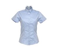 Kustom Kit - Women´s Tailored Fit Corporate Oxford Shirt Short Sleeve Light Blue - Gr. - 26