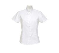 Kustom Kit - Women´s Tailored Fit Corporate Oxford Shirt Short Sleeve White - Gr. - 34 (XS/8)