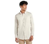 Kut for You Men's Slim Fit Long Sleeve Dress Shirt | Color: Beige | Size: XXL | Material: Cotton | for Men & Boys | Lightweight | Button-Down Collar | Classic Fit