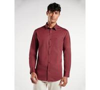 Kut for You Men's Slim Fit Long Sleeve Dress Shirt | Color: Maroon | Size: Large | Material: Cotton | for Men & Boys | Lightweight | Button-Down Collar | Classic Fit