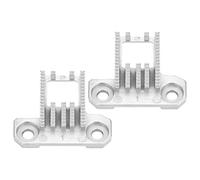 Kuuleyn 2 Stück Transporteur, Transporteur Ersatz, Nähmaschine Transporteur Heavy Duty Metall Nähmaschine Zubehör für Singer 4423/5532/44s Teile Nähmaschine Universal