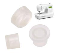 Kuuleyn 3er-Set Nähmaschinen-Nähfüße, Nähmaschinenbett-Kissenbeine, passend für Singer 1105 1107 1116 1120 1130, rutschfeste Unterlage zur Reduzierung von Geräuschen und