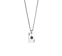 KUZZOI Anhänger Pik-Ass Karte 925 Sterling Silber 55 Herren
