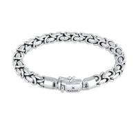 KUZZOI Herren Armband 'Twisted' silber, Größe 23, 4123383 Silber 23