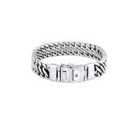 KUZZOI Armband Herren Panzer Trend Fein Steckschließe 925 Silber Herrenschmuck Produkte (1.0 pieces)