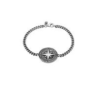 KUZZOI Armband Herren silber, 21