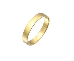 KUZZOI Bandring Herrenring Freundschaftsring 375 Gelbgold 60 Herren