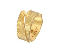 KUZZOI Bandring Struktur Used Look 925 Silber 60 Herren