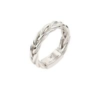 KUZZOI Bandring Zopfmuster 925 Sterling Silber 62 Herren