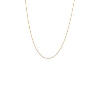KUZZOI Basic Gliederkette Gedreht 925 Sterling Silber goldfarben Herren
