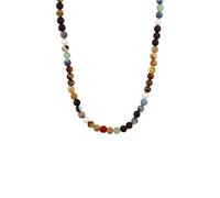 KUZZOI Beads mit Smiling Face Silber Tigerauge Braun 925 Sterling 50 Herren