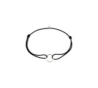 Kuzzoi Buddha Herren Armband aus Nylon und Beads aus 925 Silber | für den Mann Länge 19 cm