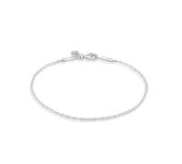 Kuzzoi Buddha Herren Silber Armband Basic Kordelkette aus 925 Sterling Silber Länge 21 cm