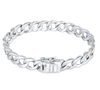 Kuzzoi Buddha Panzer Armband Damen Herren 8 mm handgefertigt aus 925 Silber