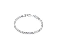 Kuzzoi Buddha Silber-Armband Herren 925 Silber 4 mm Königskette