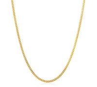 Kuzzoi Silberkette »Herren Panzerkette Basic Fein 925 Silber«, Basic Kette, Gold