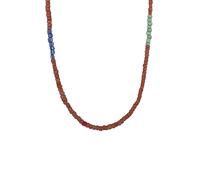 KUZZOI Glas Beads Braun 925 Silber Herren