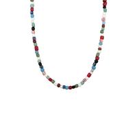 KUZZOI Glas Beads Bunt Süßwasserzuchtperlen 925 Silber 50 Herren