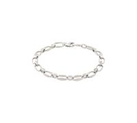 KUZZOI Gliederlook Oval 925 Sterling Silber silberfarben Herren