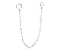Kuzzoi Haarschmuck - Schmuckzubehör Herren Hosenkette Geldbörsenkette M - Gr. unisize - in Silber - für Damen
