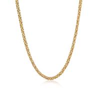 Kuzzoi Halsketten - Halskette Massive Männer Königskette Oxidiert 925 - Gr. unisize - in Gold - für Damen