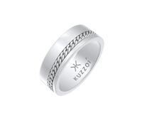 KUZZOI Herren Bandring Chunky Chain 925 Silber 66