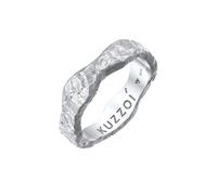 KUZZOI Herren Bandring Organic Struktur 925 Silber 66