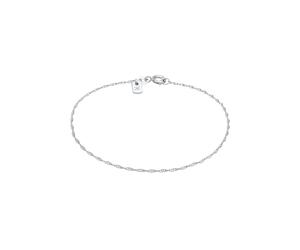 KUZZOI Herren Basic Gliederkette Gedreht 925 Silber silberfarben