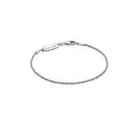 KUZZOI Herren Basic Kordelkette Gedreht 925 Silber 21