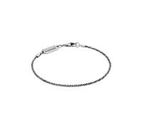 KUZZOI Herren Basic Kordelkette Gedreht 925 Silber 21