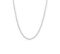 KUZZOI Herren Basic Kordelkette Gedreht 925 Silber silberfarben