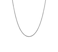 KUZZOI Herren Basic Kordelkette Gedreht Fein 925 Silber 45